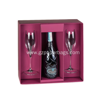 Personalized Champagne Glass Gift Packaging Boxes